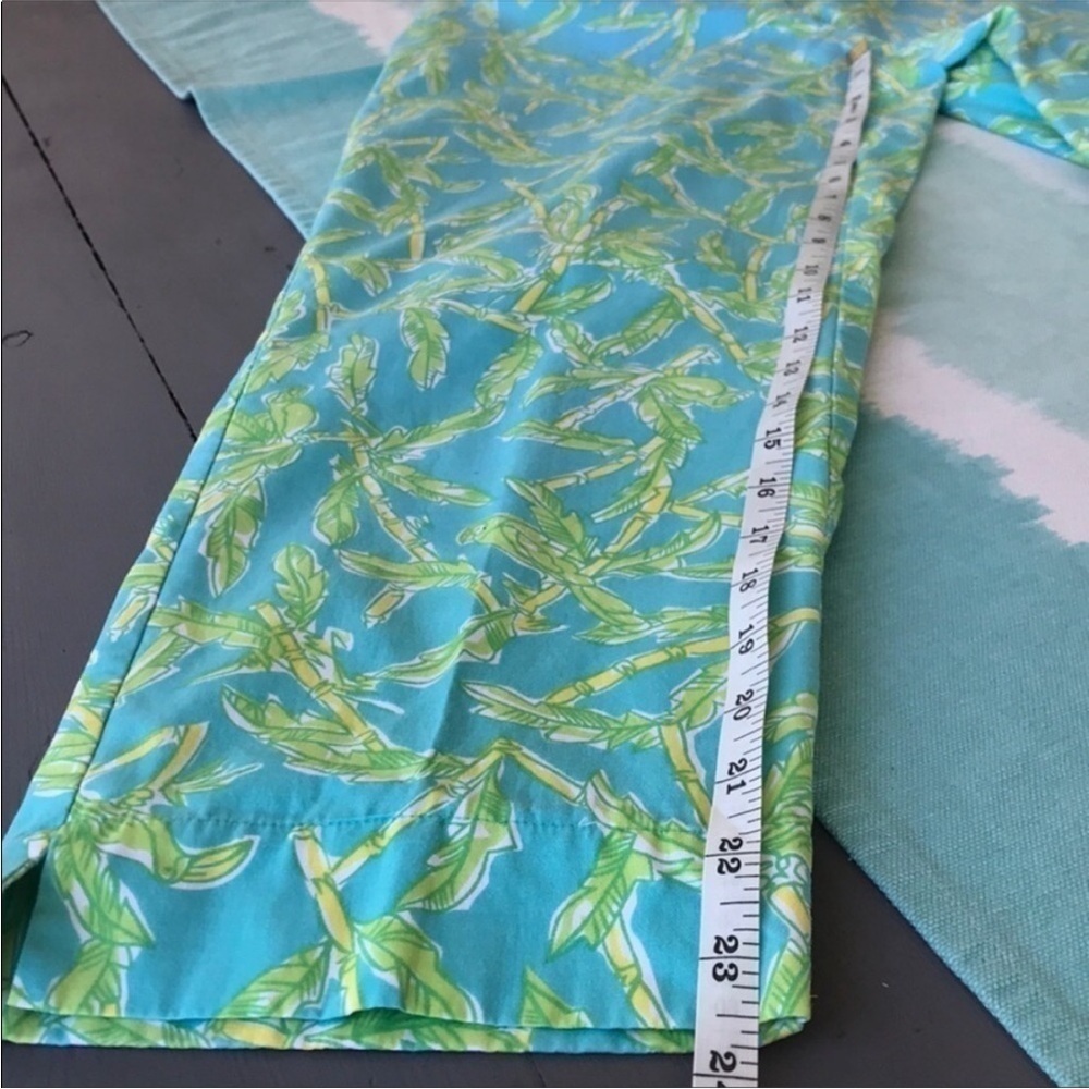 Lilly Pulitzer White Label Bamboo Print Capri Pants Size 6 - Picture 10 of 10